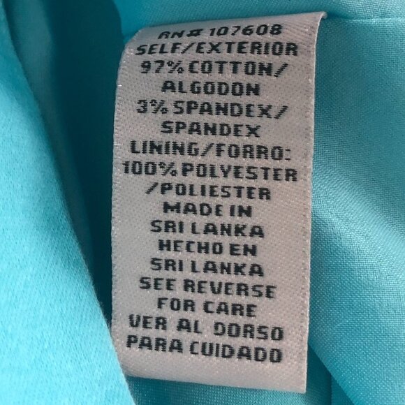 Leslie Fay Vintage Robin Egg Blue Pink Floral Pattern Fit & Flare Dress Size 4 - Picture 4 of 6